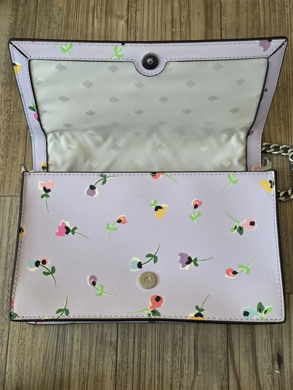 kate spade Lilac Floral Crossbody Bag